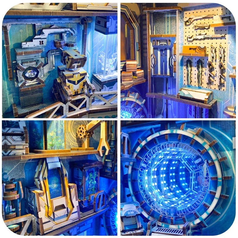 Planetary Era 3D DIY Book Nook Kit