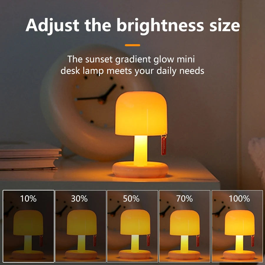 SunsetGlow — Rechargeable Touch Bedside Lamp