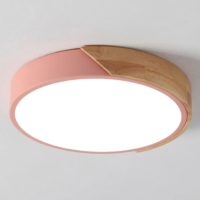 SlimGlow Ultra-Thin LED Ceiling Light — Flush Mount, 3 Colors, Multiple Sizes & Finishes