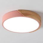 SlimGlow Ultra-Thin LED Ceiling Light — Flush Mount, 3 Colors, Multiple Sizes & Finishes