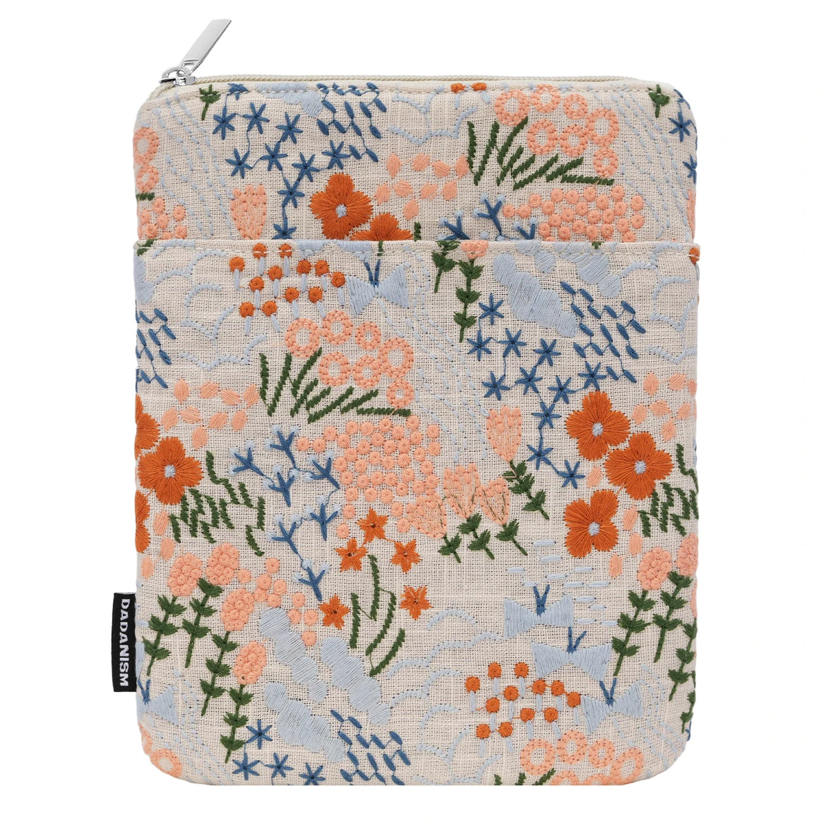 E-Reader Sleeve 6-7 inch, Embroidered Daisy Padded Case, Fits Kindle Paperwhite and Kobo