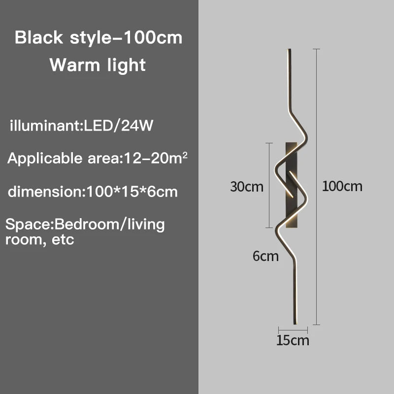 ZigGlow — Modern Sculptural LED Wall Sconce