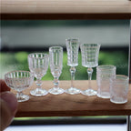 Dollhouse Glassware Set 1:6