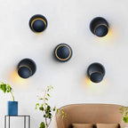 LunaGlow — Rotating Dome LED Wall Sconce