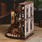 Bacchus Bookstore DIY Miniature House Kit