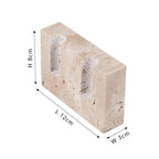 Travertine Stone Candle Holder