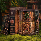 New Figurines Miniatures Wisdom Rings DIY Book Nook Kit
