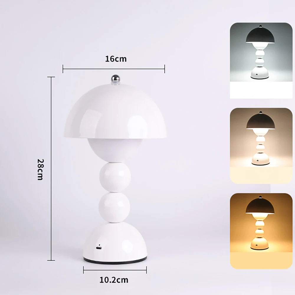 PebbleGlow — Sculptural Rechargeable Table Lamp