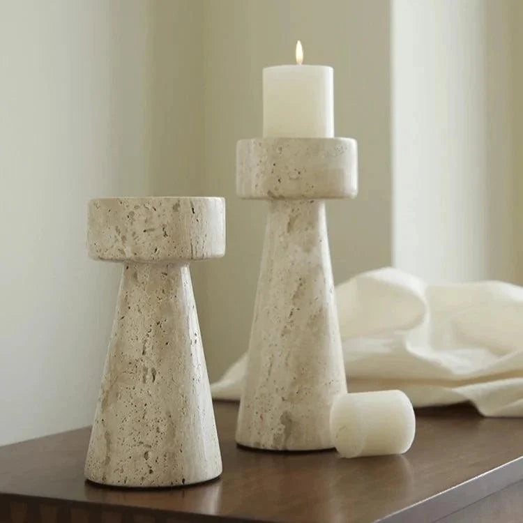 Minimalist Marble Candle Holder