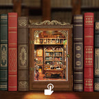 Time Figurines Miniatures Handmade Xmas Crafts DIY Book Nook Kit