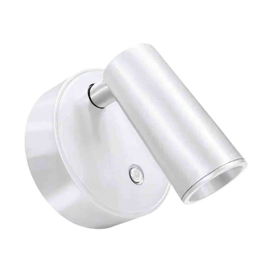Rechargeable Wall Light Magnetic, Wireless LED Wall Sconce, 360° Rotating Reading Spotlight, No Wiring