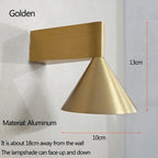 ConeGlow — Italian Minimalist Cone Wall Sconce