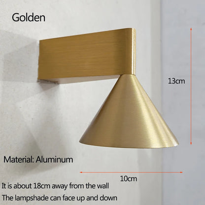 ConeGlow — Italian Minimalist Cone Wall Sconce