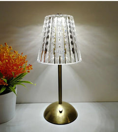 StarGlow Crystal Cordless Table Lamp — Touch Dimmer
