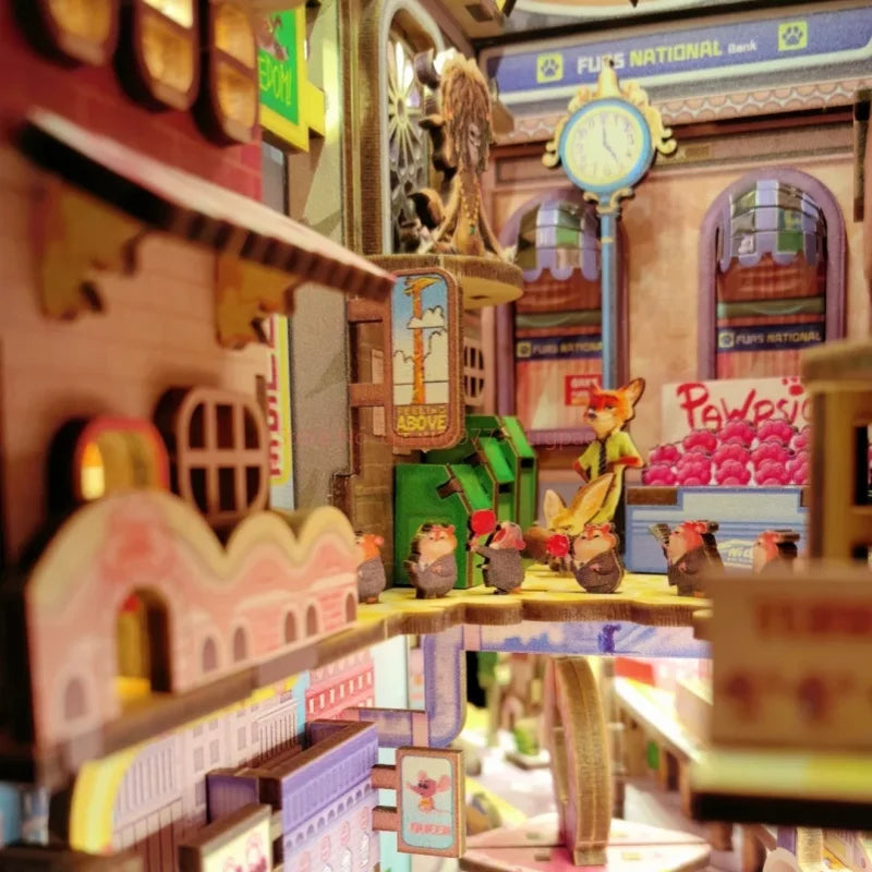 Zootopia DIY Miniature House Kit