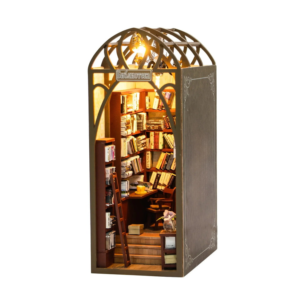 Library DIY Miniature House Kit