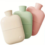 Hot Water Bottle with Soft Cover 1000ml, Non-Slip Grip Hot Water Bag, Leak-Proof