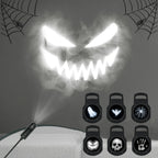HauntGlow — Halloween Projector Light, USB, Swappable Patterns