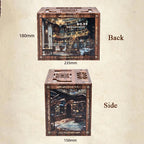 No.99 Archive Library DIY Book Nook Kit with LED Light