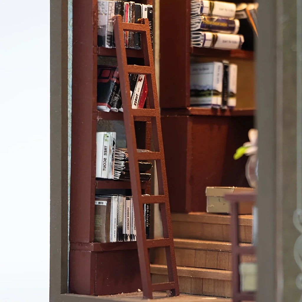 Library DIY Miniature House Kit