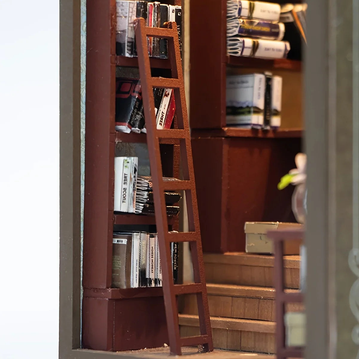 Library DIY Miniature House Kit
