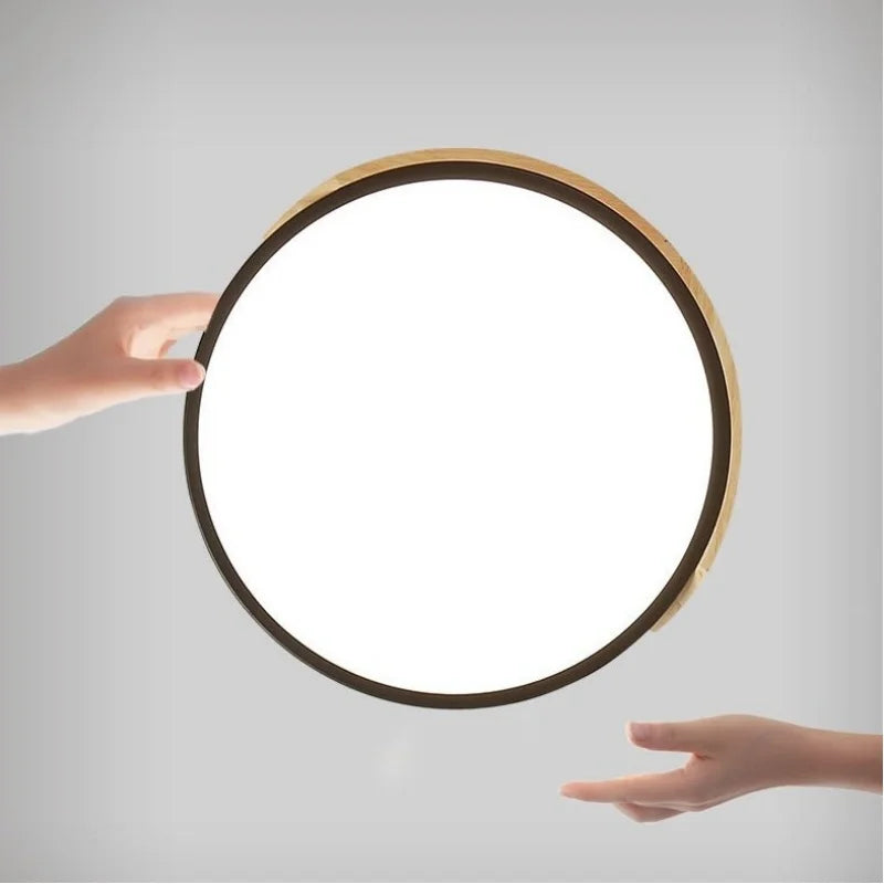 SlimGlow Ultra-Thin LED Ceiling Light — Flush Mount, 3 Colors, Multiple Sizes & Finishes