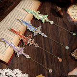 Fantasy Sword Bookmark Set — 4 Metal Bookmarks for Readers