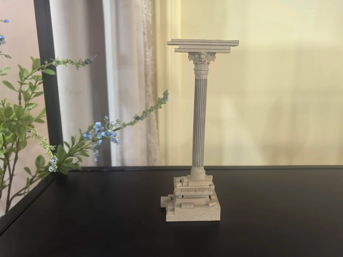 Retro Roman Architecture Resin Figurine