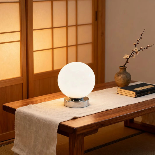 OrbGlow — Vintage Glass Globe Table Lamp