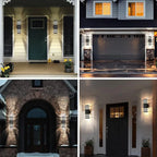 TowerGlow — Outdoor Ribbed LED Wall Sconce