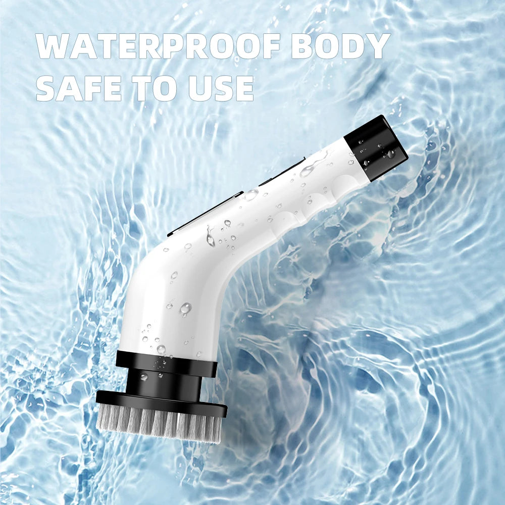 PowerScrub X9™ Electric Spin Scrubber (9-in-1 | Extension Handle | Cordless)