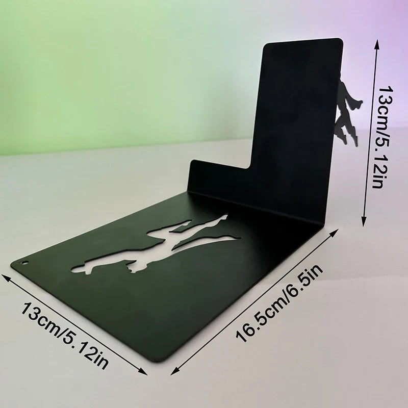 Superhero Metal Bookend Figurine – Desktop Book Storage