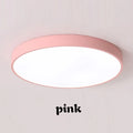 SlimGlow Ultra-Thin LED Ceiling Light — Flush Mount, 3 Colors, Multiple Sizes & Finishes