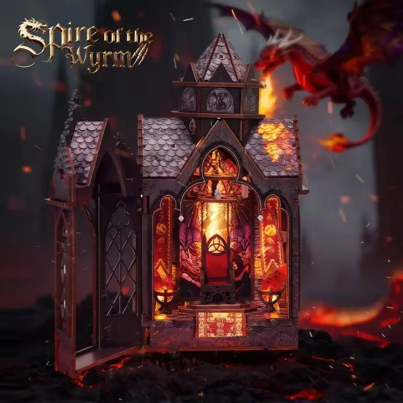 Spire Of The Wyrm DIY Book Nook Kit