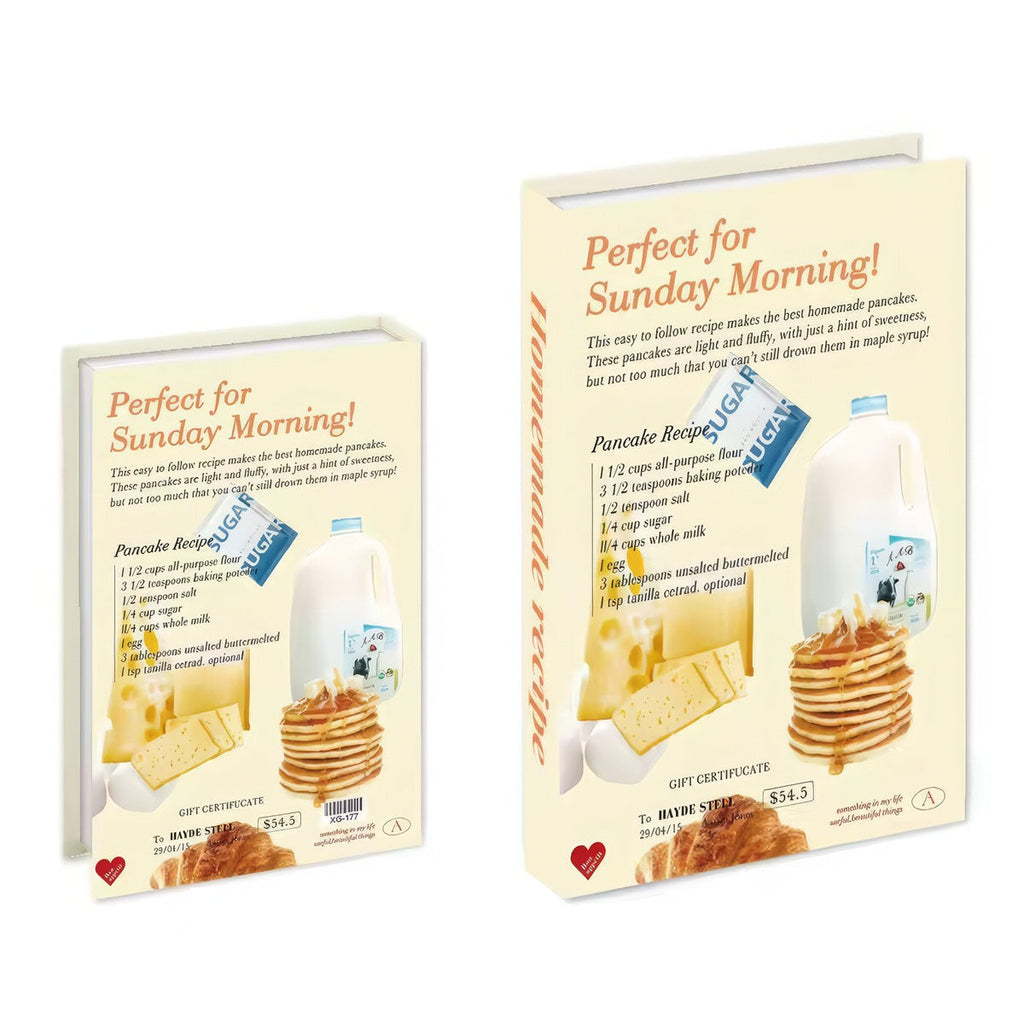 Bakery Series Hidden Storage Book Box