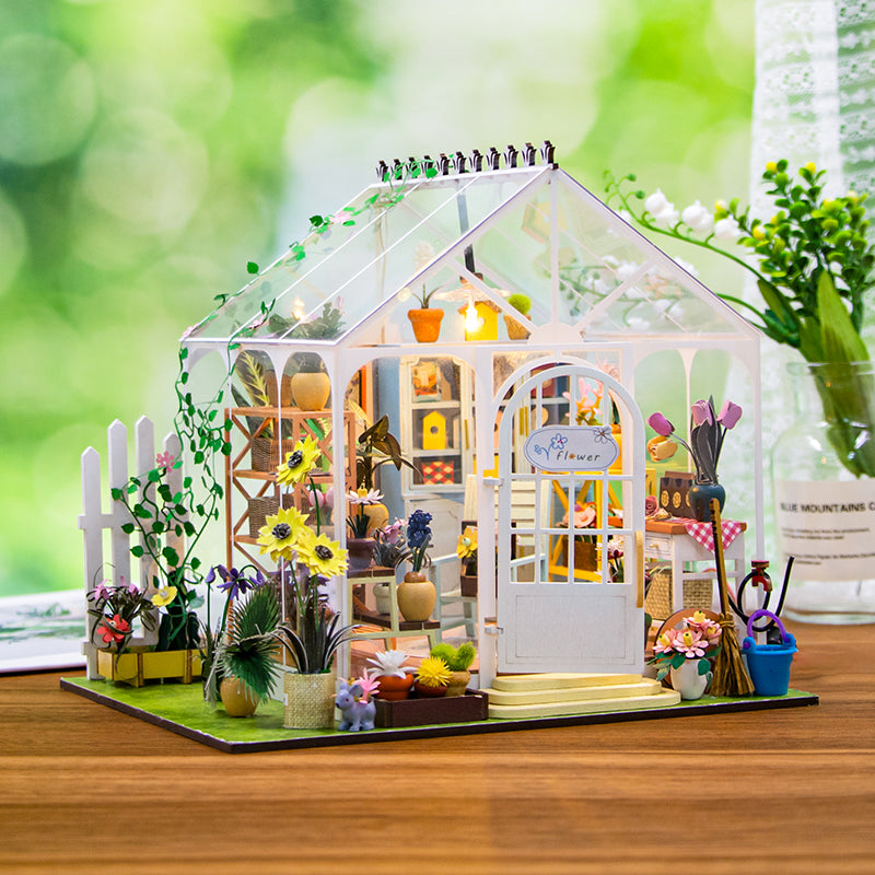 Sunshine Flower Garden DIY Miniature House Kit