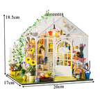 Sunshine Flower Garden DIY Miniature House Kit