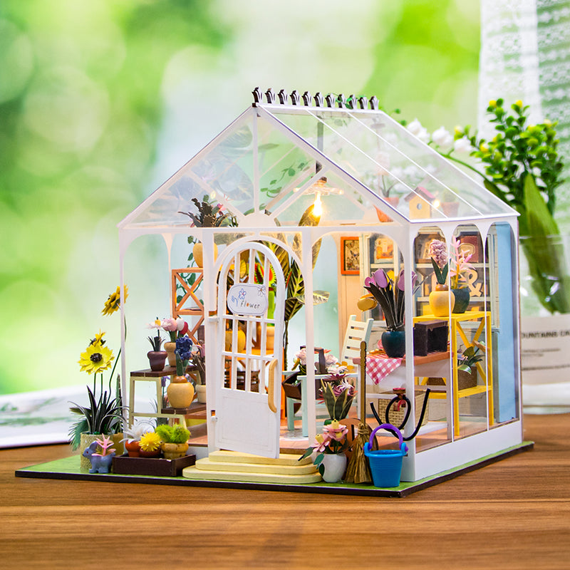 Sunshine Flower Garden DIY Miniature House Kit