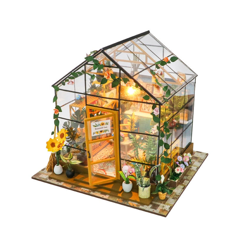 Sunshine Flower DIY Miniature House Kit