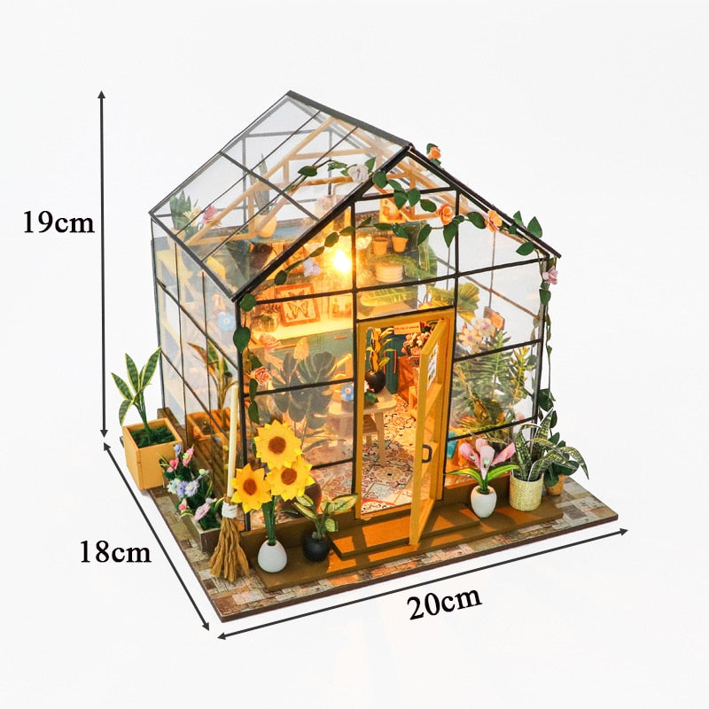 Sunshine Flower DIY Miniature House Kit