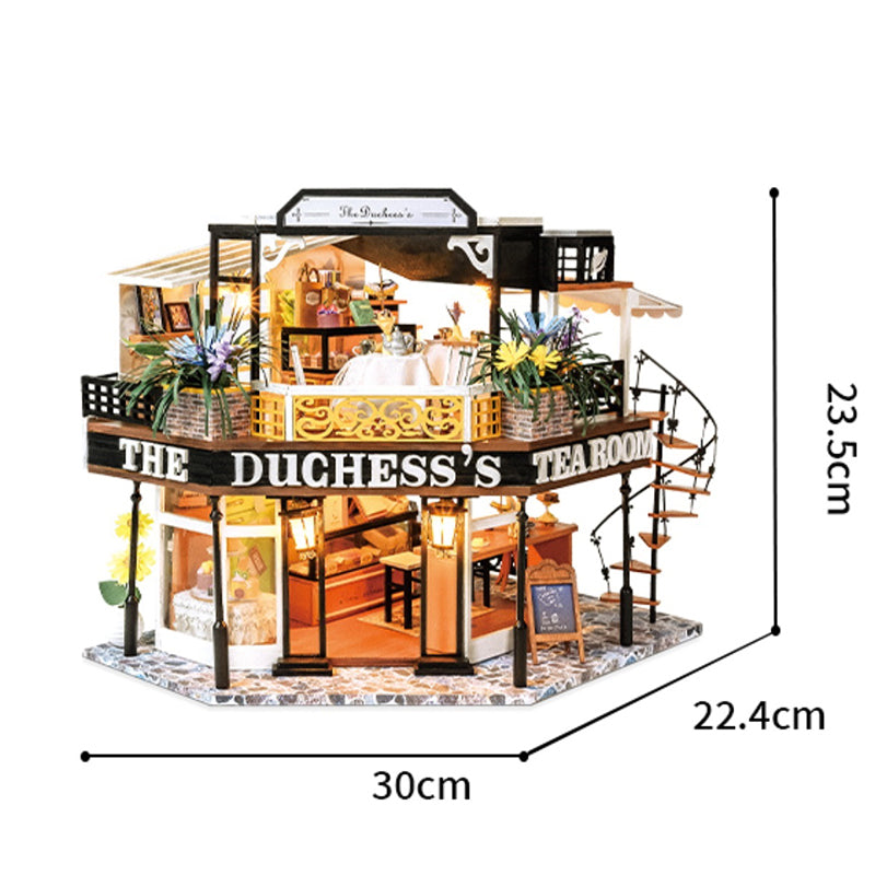 The Duchesss Tea Room DIY Dollhouse Kit