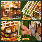 The Duchesss Tea Room DIY Dollhouse Kit
