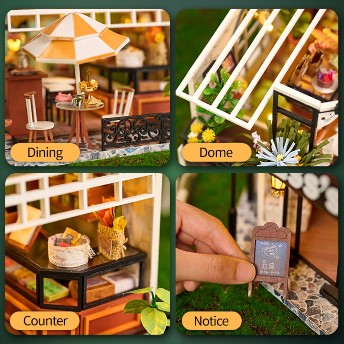 The Duchesss Tea Room DIY Dollhouse Kit