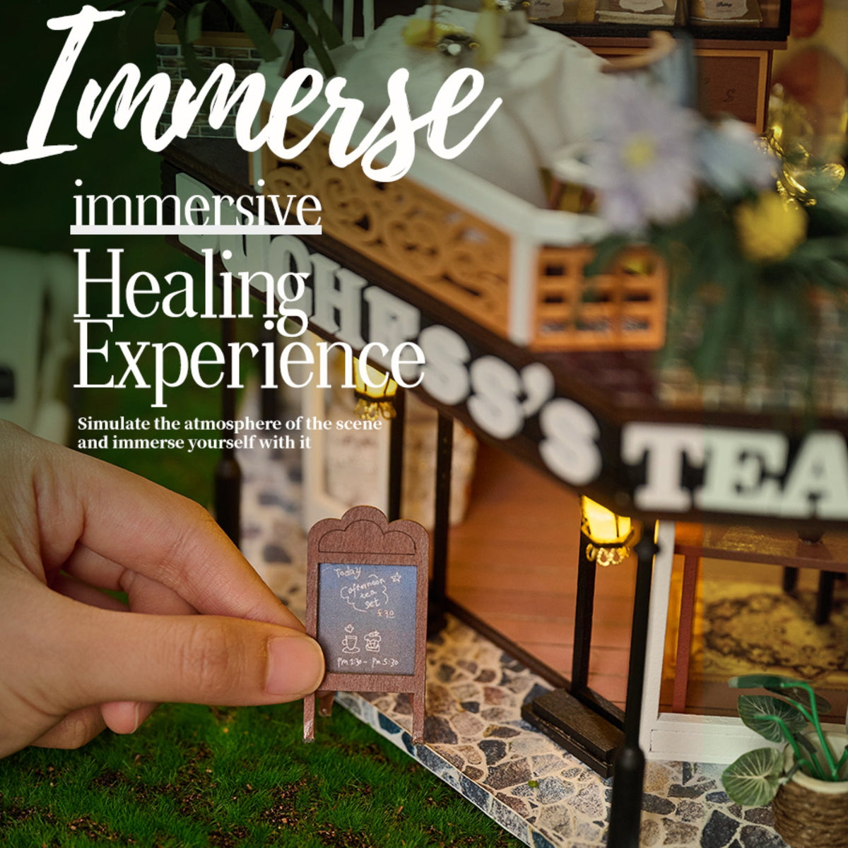 The Duchesss Tea Room DIY Dollhouse Kit