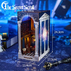 The Secret Scroll Of The Galaxy DIY Wooden Book Nook Kit