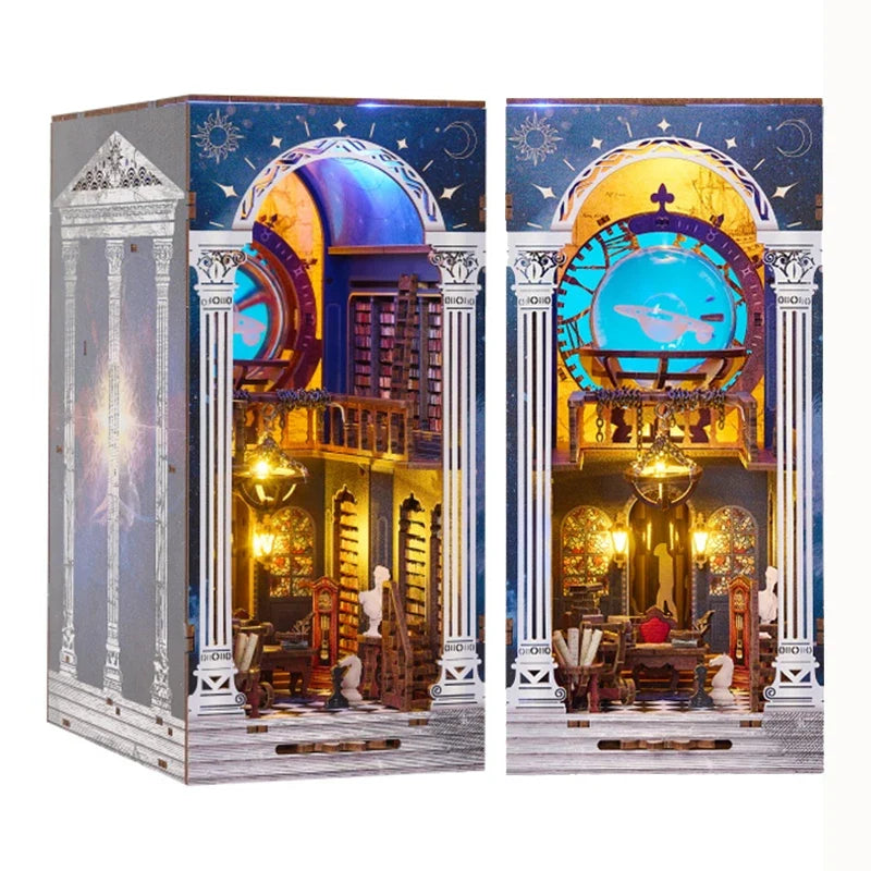 The Secret Scroll Of The Galaxy DIY Wooden Book Nook Kit