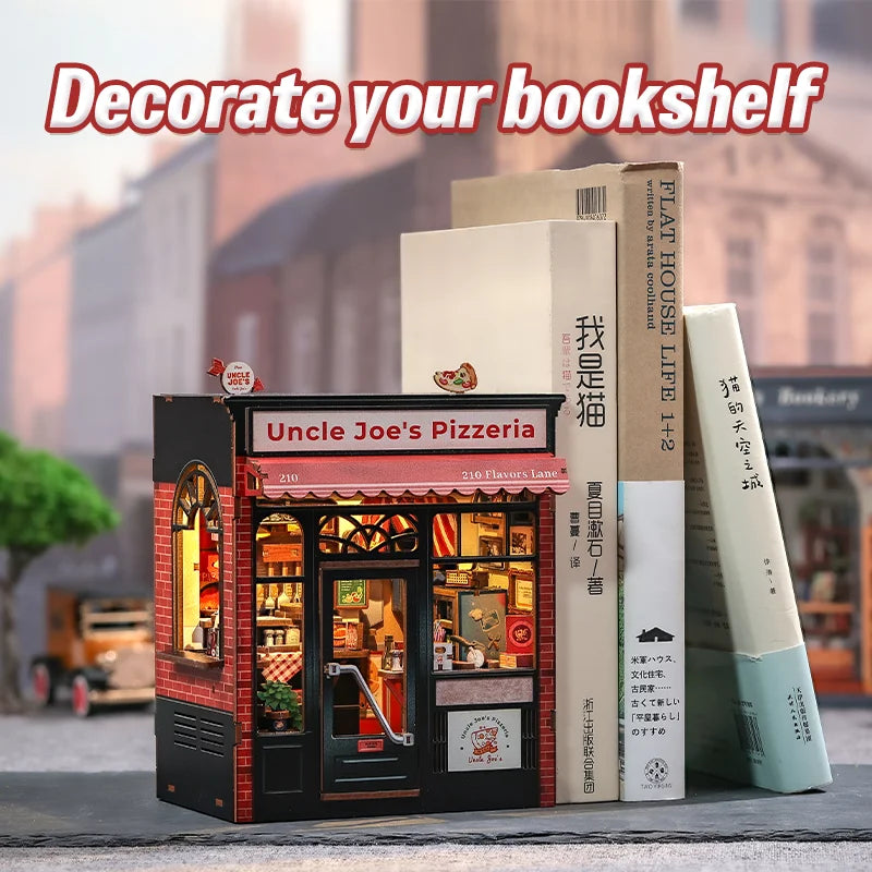 Uncle Joe's Pizzeria DIY Book Nook Kit