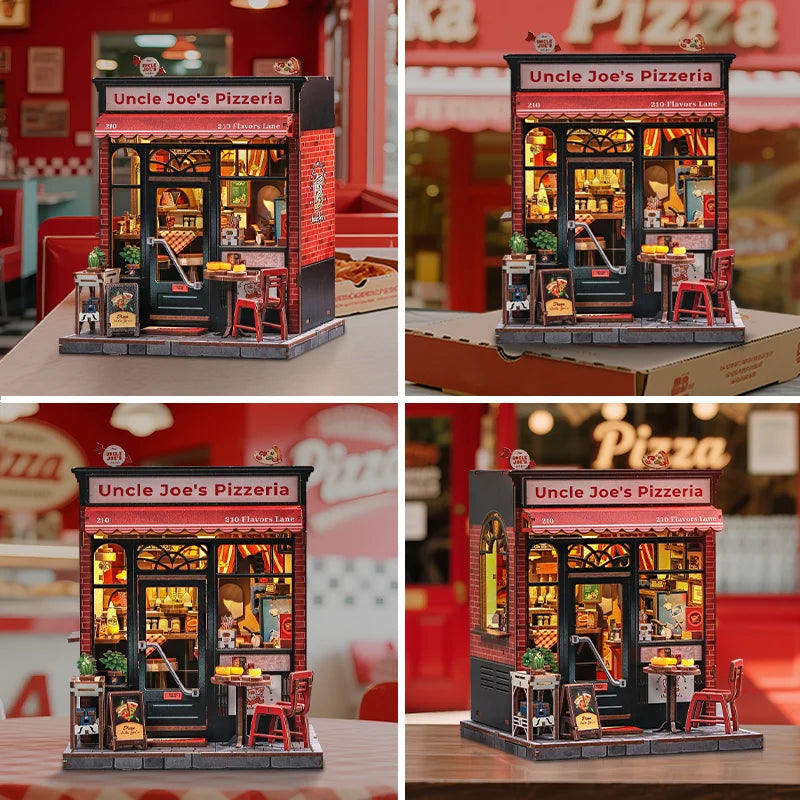 Uncle Joe's Pizzeria DIY Book Nook Kit