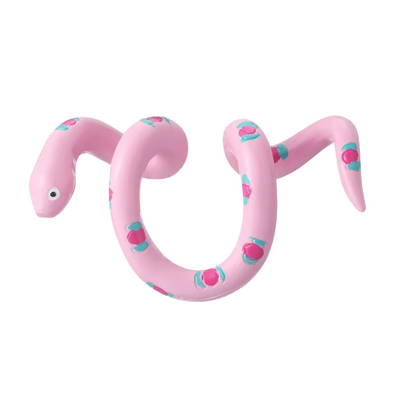 Pink Snake Planter Decor