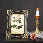 Black and Gold Antique Picture Frame